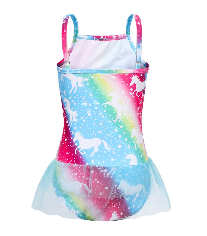 Maillot de bain une pièce pour filles européennes et américaines Mother & Kids Maillot de bain une pièce pour enfants d'été Maillot de bain une pièce respirant à séchage rapide pour enfants_voghion.com