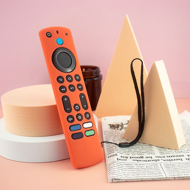 Xinweiqing Protective Case All-inclusive Soft Silicone Control Cover Replacement for Frie TV Alexa Voice Remote_voghion.com