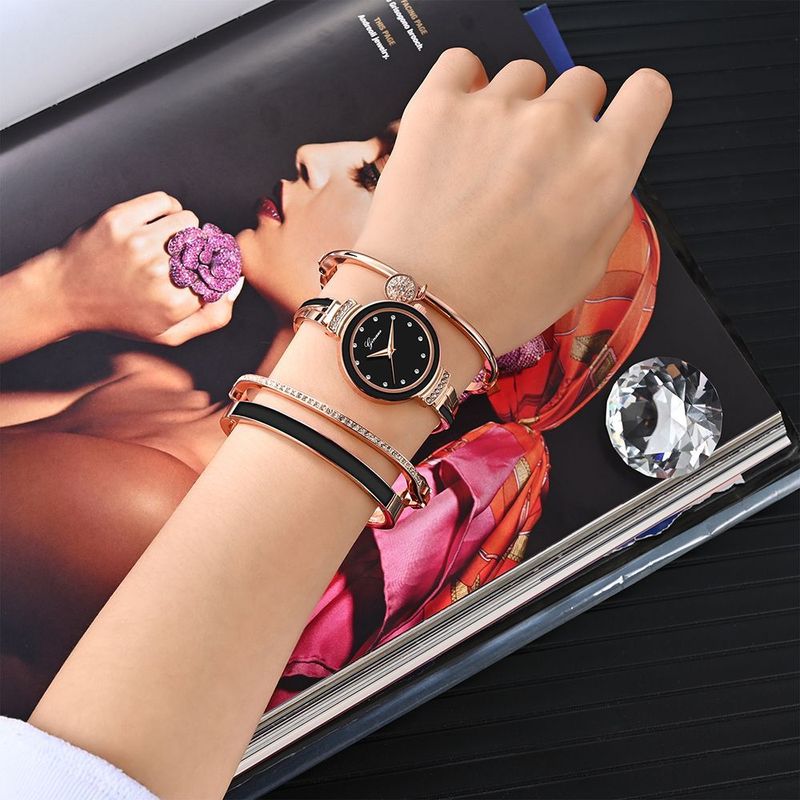 Dameshorlogeset 4-delig Damesmode Quartzhorloge_voghion.com
