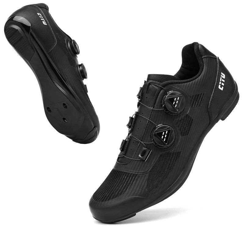 Férfi és női kültéri kerékpáros cipők, lélegző, országúti/hegyi, nejlon külső talppal, kerékpárzárral_voghion.com