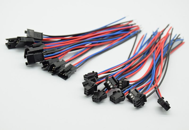 5 paia/10 pezzi 2 pin 3 pin 4 pin connettori JST 15 cm lungo maschio e femmina connettore per 3528 5050 WS2811 WS2812 striscia LED_voghion.com
