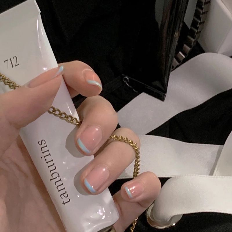 2020 Nuovo adesivo 3D finito staccabile francese falso chiodo indossabile clip S116_voghion.com