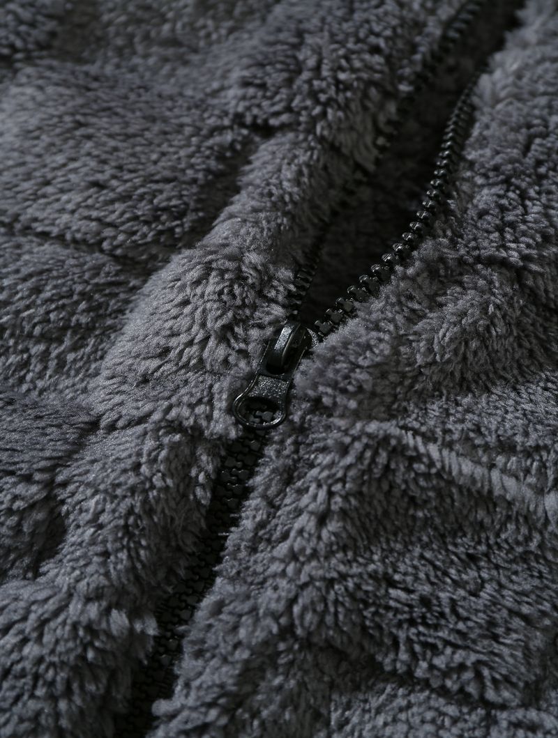 Felpa con cappuccio in pile spesso da uomo, nuova, invernale, casual, alla moda, con cerniera_voghion.com