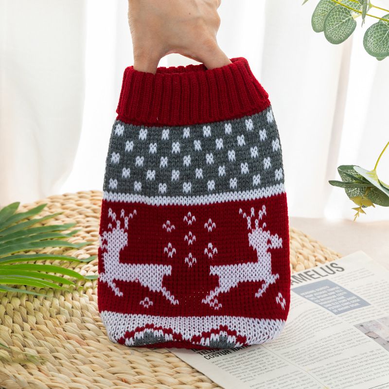 New Pet Autumn Winter Style Cat Dog Clothes Bichon Corgi Knitted Sweater_voghion.com
