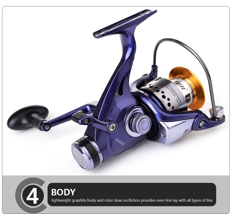 FISH KING Spinning Full Metal Gapless Long Casting Lure Reel Accessori Attrezzatura da pesca_voghion.com