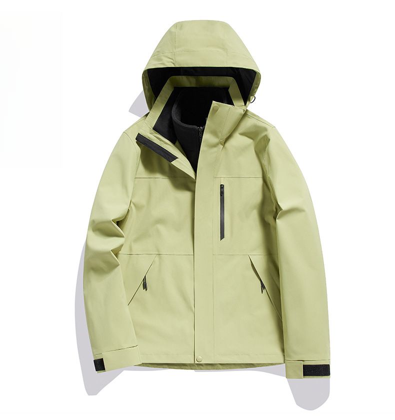 3-in-1 Jacket For Men And Women Winter Two-Piece Set Detachable Windproof Waterproof National Standard Heat-Sealed_voghion.com