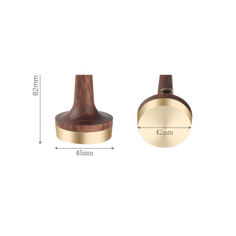 Espositore per anelli in legno di noce nero e ottone, porta anelli in legno massello, stile minimalista moderno_voghion.com