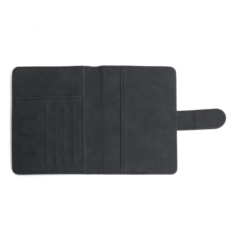 PU Spot Passport Bag, Multi-function ID Bag, Storage Bag, Passport Holder, Anti-theft Brush, Passport Holder._voghion.com