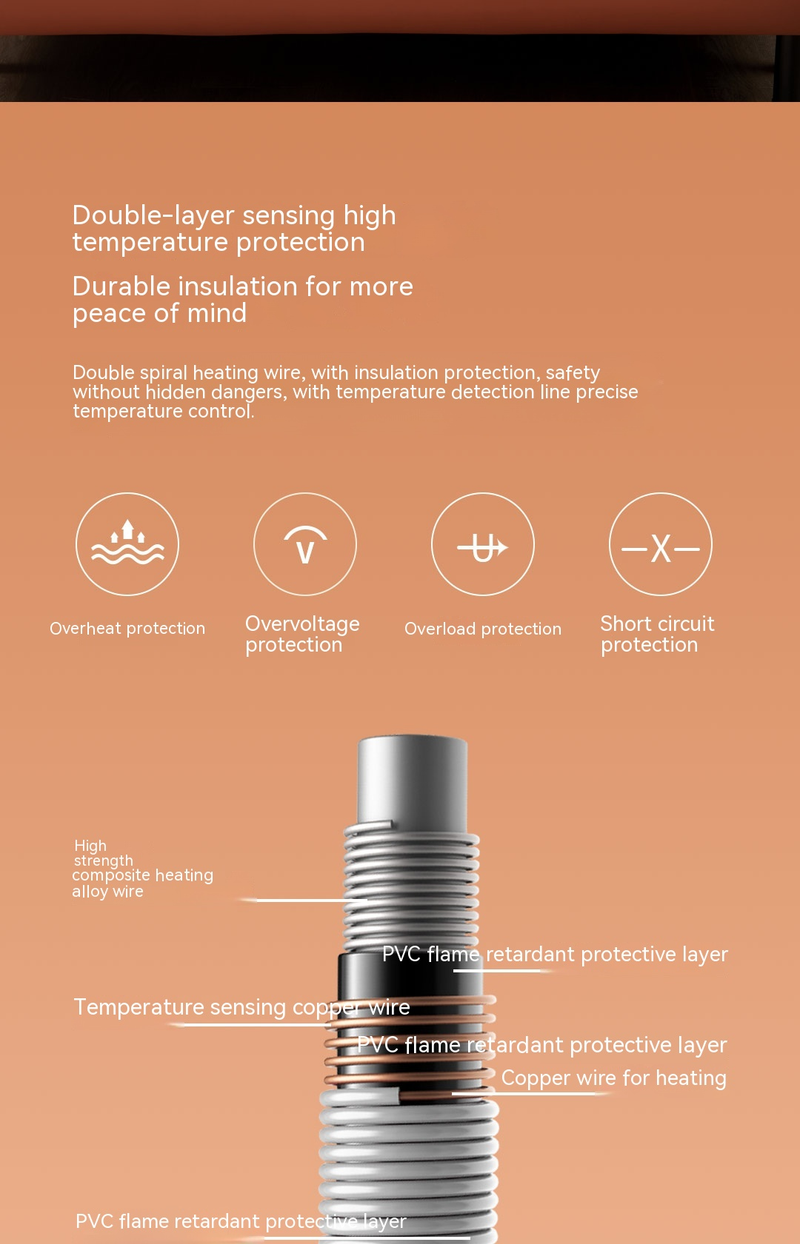 Xiaomi Youpin Yipin – literie Double, couverture électrique domestique, dortoir simple, magasin phare, nouvelle collection 2023_voghion.com