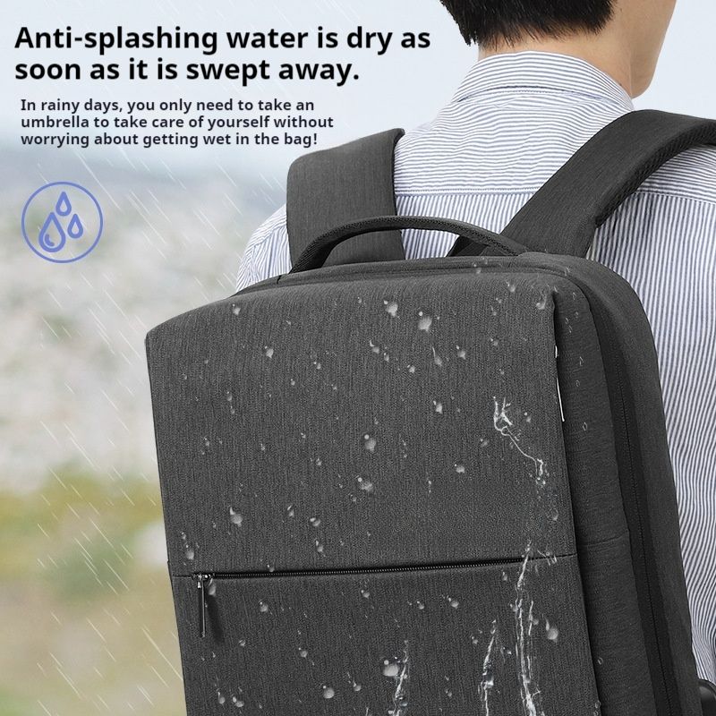 Ryggsekk Ryggsekk Herre Business Ryggsekk Fritid Utendørs Studentryggsekk Dataryggsekk for kvinner Ryggsekk Svart Vanntett 16 tommer_voghion.com
