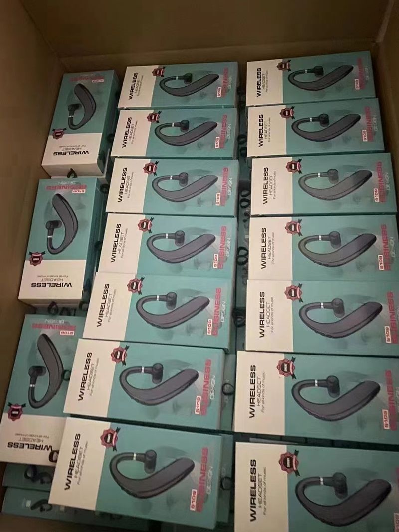 Müzik Festivali HOT S109 Bluetooth kulaklıklar Eller Serbest Kulak Askısı Kablosuz Kulaklık Kulaklık Sürüş Çağrısı Spor Kulaklıkları Mikrofonlu Kulaklık_voghion.com