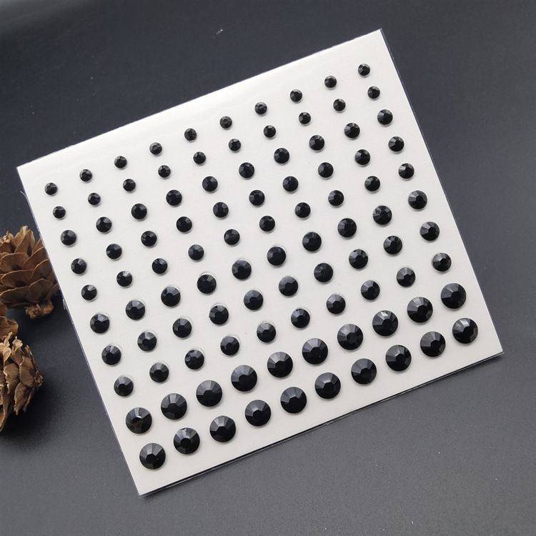Acrylic Sticker Diamond Multi-size Pearl Eyebrow Face Diamond Makeup Rhinestone Face Decoration Tears Diamond Color Eye Makeup Sticker_voghion.com