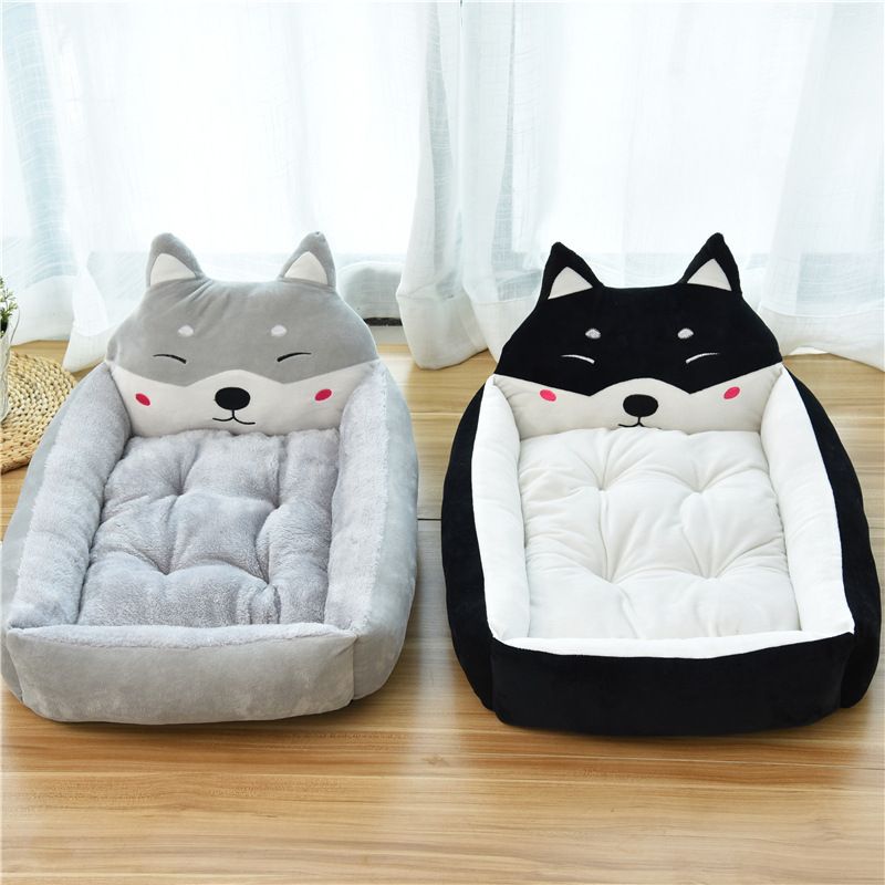 All-Season Universal Large And Small Dogs Internet Celebrity Cartoon Bed Dog Mat Cat House Pet Supplies_voghion.com