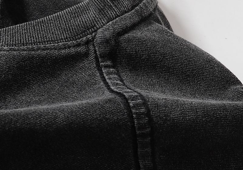 Vêtements pour hommes européens et américains nouveaux t-shirts à manches courtes tendance pour hommes et femmes printemps et été 2024 laser rétro vieux sel frit lavé_voghion.com