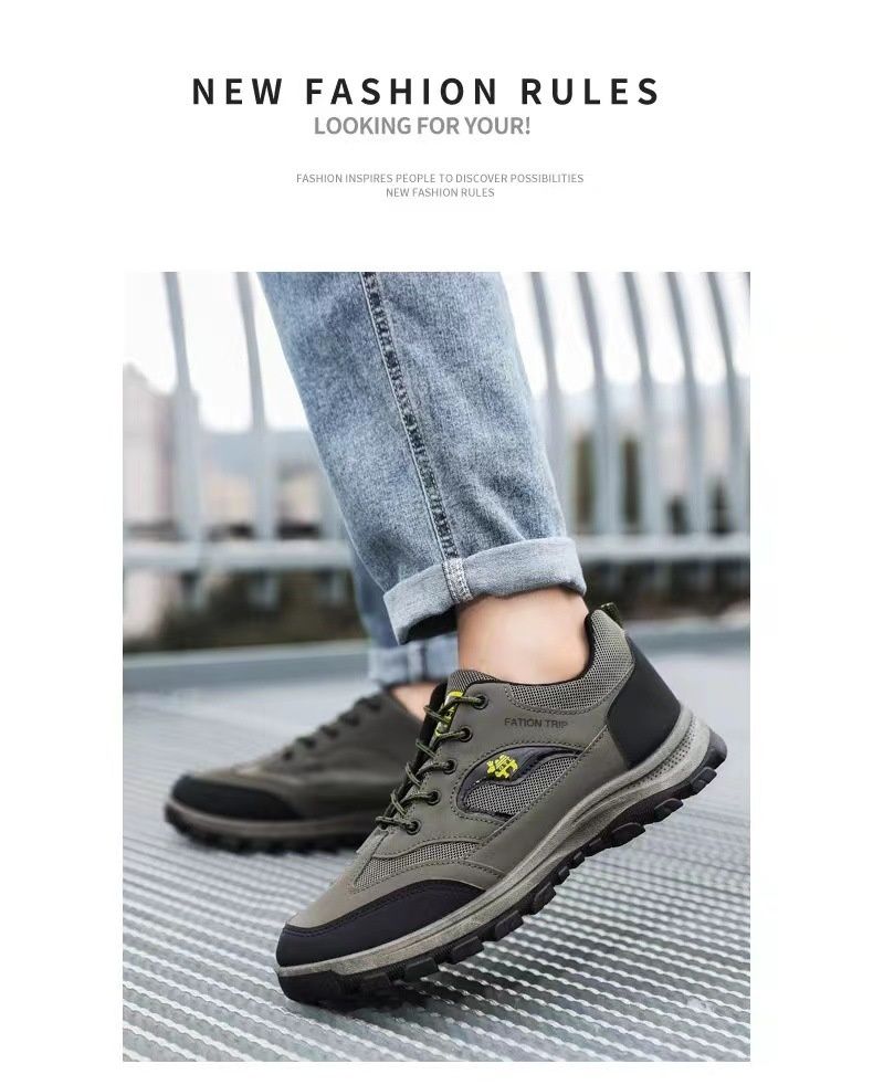 Glide New Outdoor Uomo Scarpe da Trekking Comode Casual Sportive Calde e Spesse da Trekking Stivali da Neve per Camminare Anziani_voghion.com