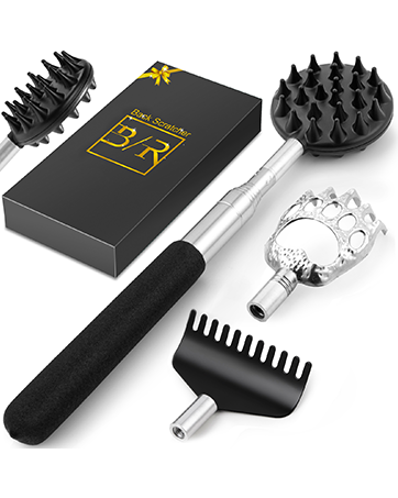 Tukuos Mikrofaser-Staubwedel mit 2 austauschbaren Köpfen und ausziehbarer Stange für die Reinigung von Fenstern im Homeoffice, Auto_voghion.com