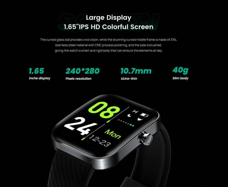 EDGE NHC Watches ECG Health Monitoring Watch BP HR Compatible With Android And IOS Systems_voghion.com