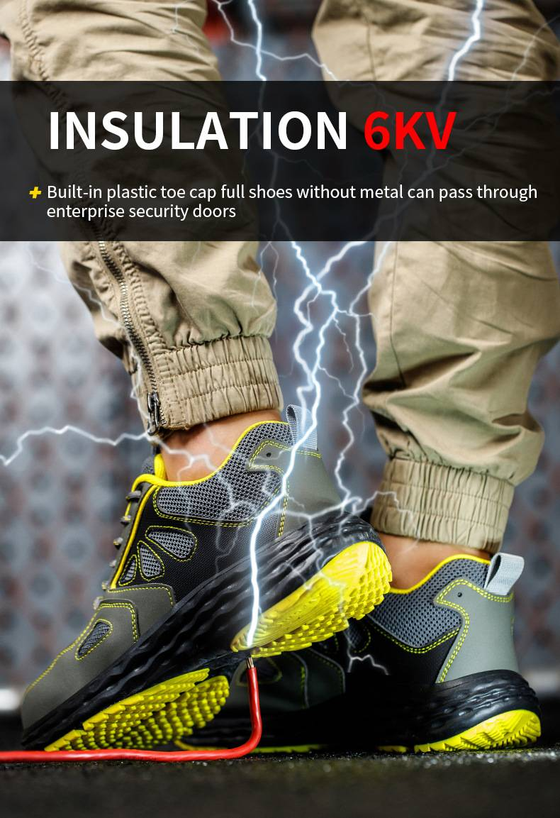 Wear-resistant And Anti-slip 6kv Insulated Electrician Shoes - Anti-smashing, Anti-piercing, Cross-border Labor Protection Shoes/work Shoes For Men_voghion.com