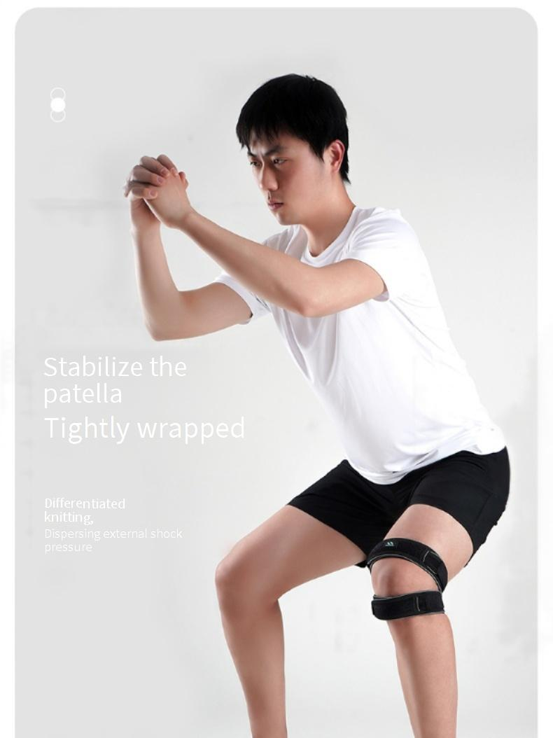 Breathable Summer Knee Brace With Silicone Patella Pad – Shock Absorption & Dual Compression For Running, Basketball & Fitness (Unisex)_voghion.com