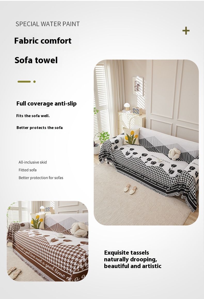 Sherpa Rose-Pattern Sofa Cover – Premium Chenille Slipcover For Sectional Sofas (Minimalist Floral Design, 9 Sizes, 8 Colors)_voghion.com