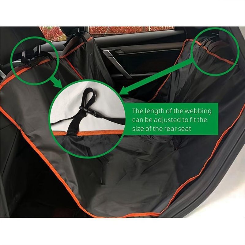 Hundeabdeckung Rücksitz Haustiermatte Anti-Schmutz Anti-Kratzfest Universal für Autos LKW SUV Autozubehör_voghion.com