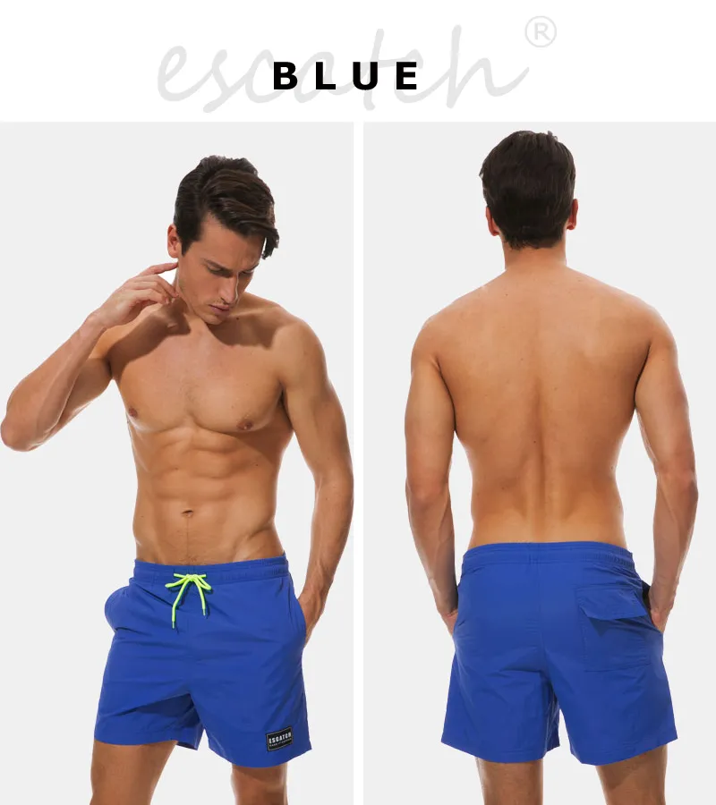 Badebekleidung, Badehose, Strand-Boardshorts, Badehose, Badeanzüge, Herren, Laufsport, Surfshorts_voghion.com