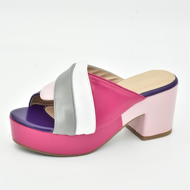 Italian Design Wedges For Women Platform Shoes High Heels Strong Heel Pumps Lady Wedge Sandals_voghion.com