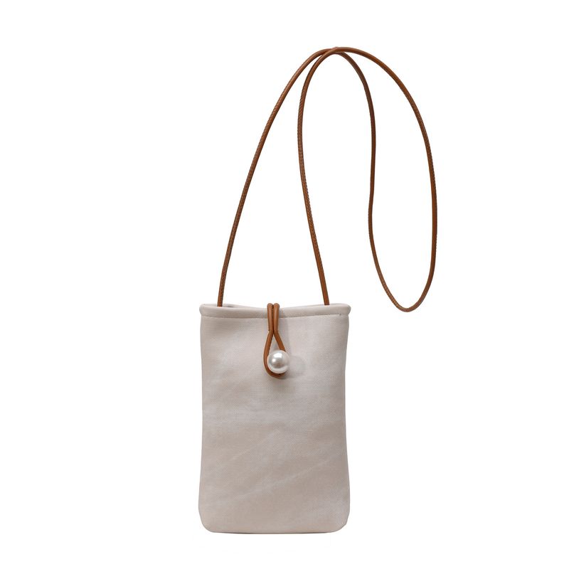 Borsa per telefono di alta qualità per donna, 2025, nuova borsa a tracolla piccola in pelle bianca, mini portamonete_voghion.com