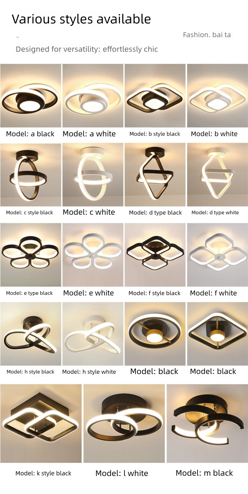 Lampada da soffitto Illuminazione a LED Camera da letto Balcone principale Corridoio Luce del corridoio_voghion.com