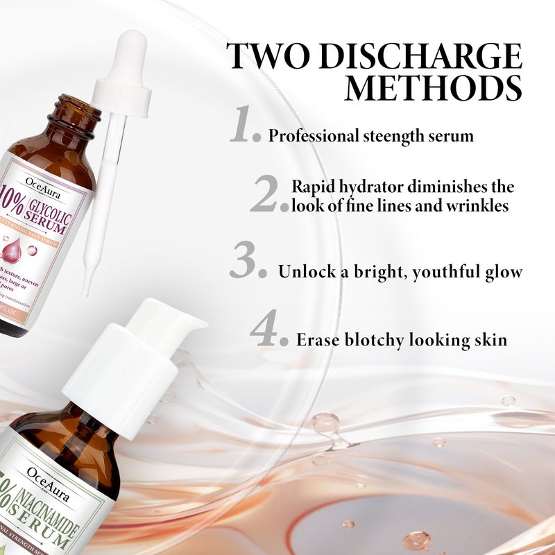 OceanAura Series Moisturizing Repairing Essence Liquid Erfrischendes, feuchtigkeitsspendendes, straffendes und aufhellendes Nicotinamid_voghion.com