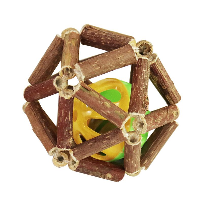 Guangying Pet Cat Kattunge Matatabi Stick Catnip Bell Ball Silvervine Molar Rolig tuggleksak_voghion.com