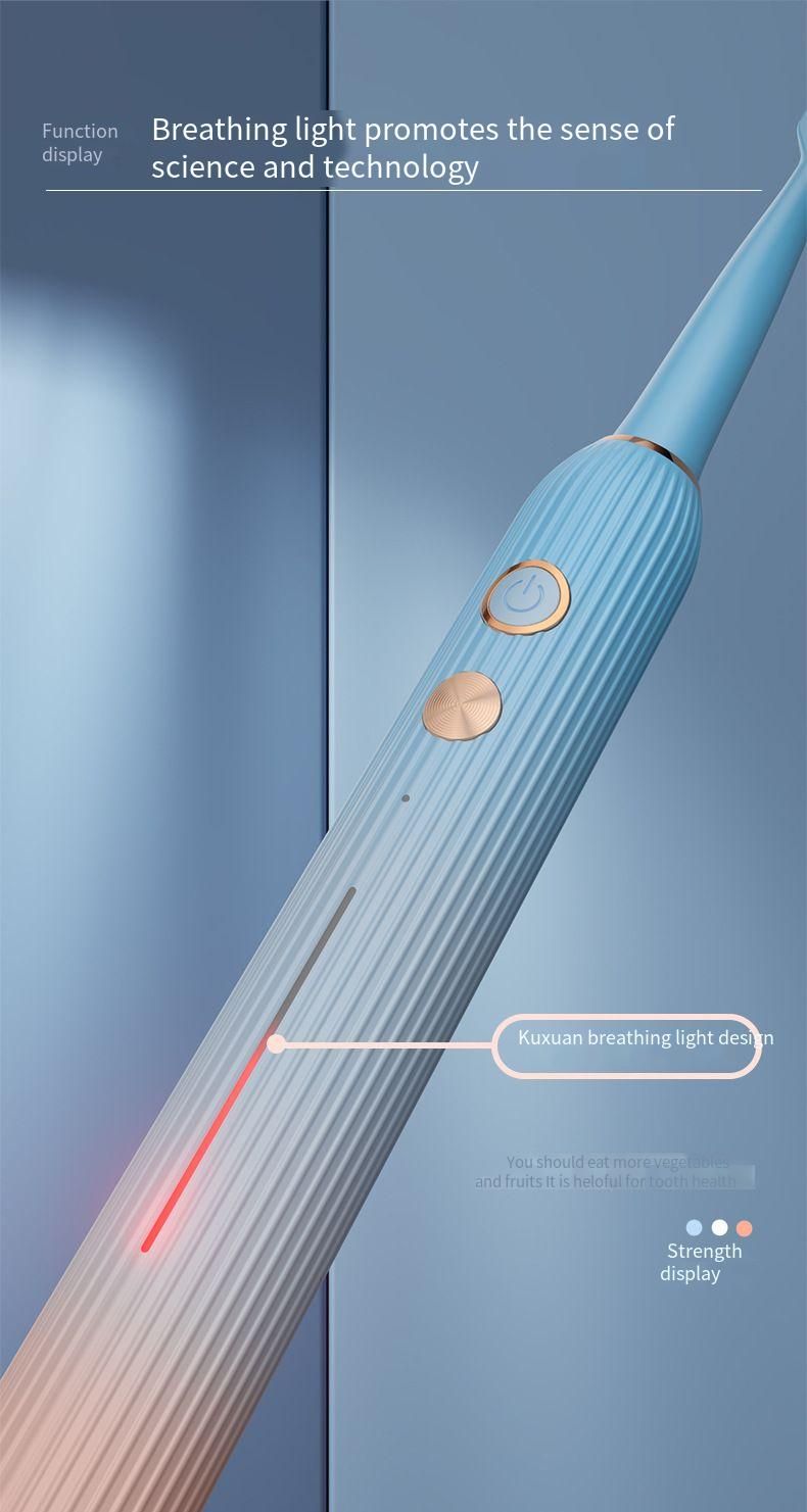 New Electric Toothbrush 5-Speed Smart Rechargeable DuPont Bristles Fully Automatic Student Gift Adult Version_voghion.com