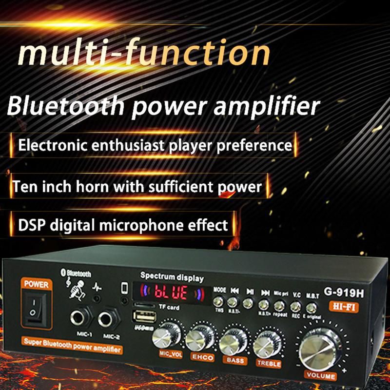 G-919H 1000W Home Power Amplifiers Audio Bluetooth Amplificateur Subwoofer Lautsprecher Theater Audio Sound System 220V/110V FM USB_voghion.com