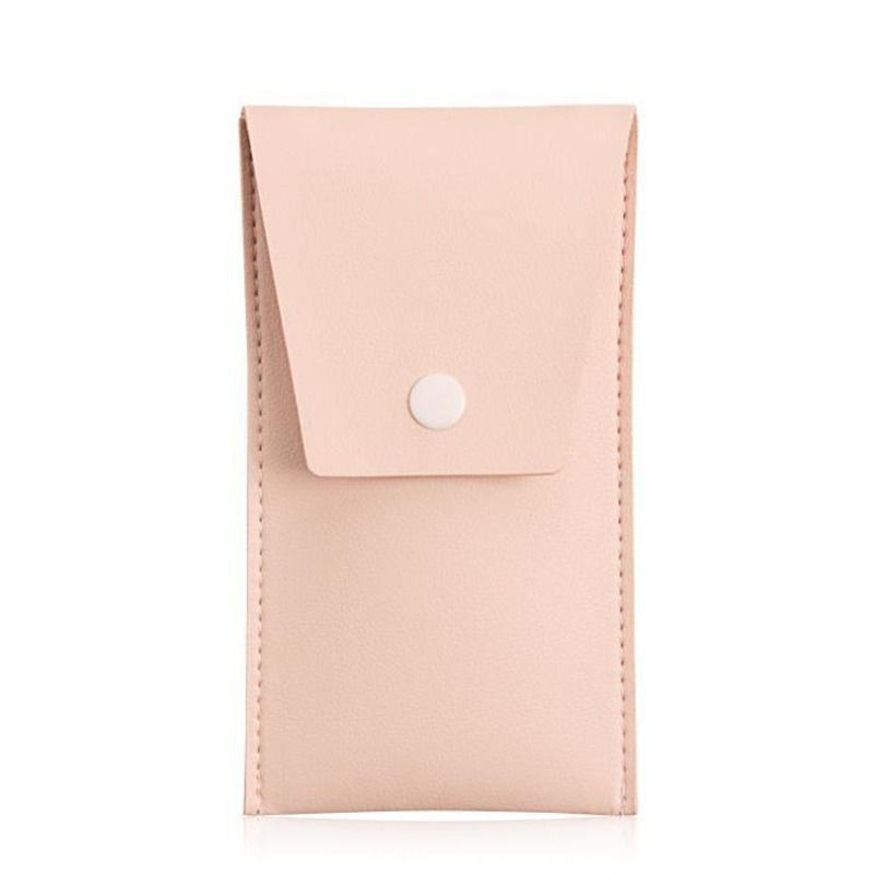 Yangjiang Puderpinsel-Aufbewahrungstasche aus PU-Leder für Zuhause, tragbar, kleine Schnalle, Make-up-Tasche, Set mit Werkzeugen_voghion.com