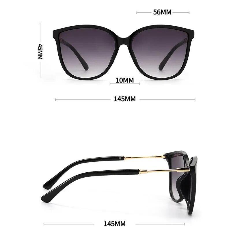 Vintage Cat Eye Sonnenbrille Frau Marke Designer Retro Spiegel Sonnenbrille Weiblichen Brillen Mode Driving Shades Oculos De_voghion.com