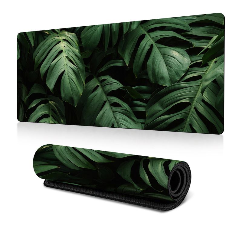 Tappetino per mouse con motivo floreale e albero, con trasferimento termico, per pittura di paesaggi popolari_voghion.com