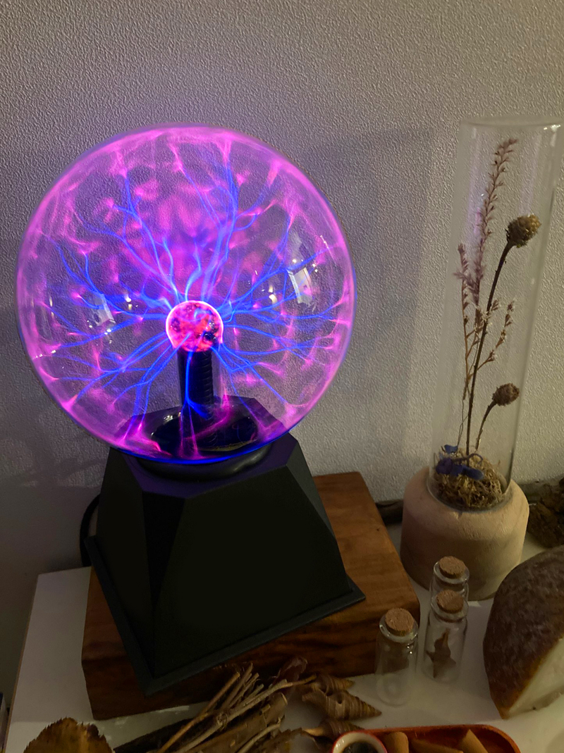 Plasma Ball Novelty Magic Crystal Touch Lamp 220V LED Night Light Child Nightlight Birthday Christmas Kids Decor Gift Lighting_voghion.com