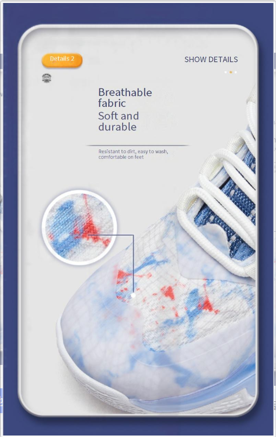 Kids' shoes spring new basketball shoes breathable fabric medium and large children's boys' trendy shoes_voghion.com