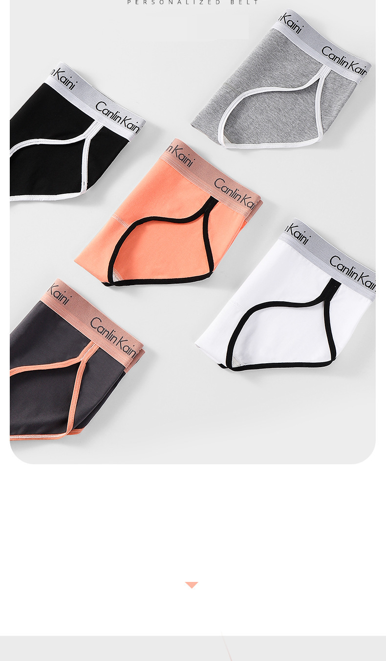 Intimo in cotone da donna - Slip bikini traspiranti senza cuciture, slip morbidi e comodi a vita bassa per ragazze (multicolore)_voghion.com