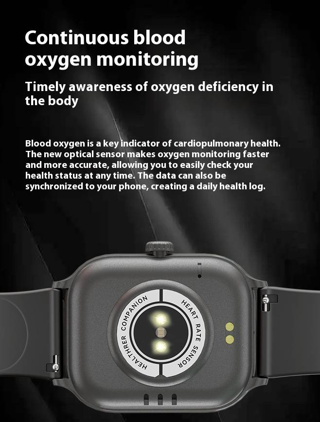 Reloj inteligente deportivo X8 resistente al agua con monitor de frecuencia cardíaca, pantalla grande y batería de larga duración. Compatible con Android e iOS._voghion.com