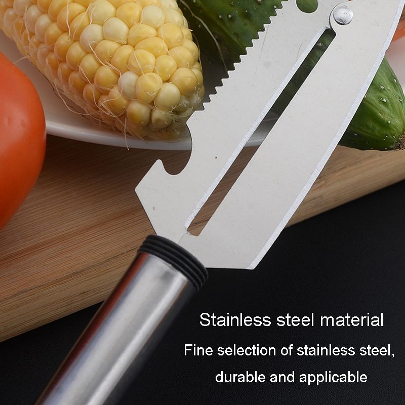 Multifunctional Household Fruit And Vegetable Scraper Bottle Opener_voghion.com