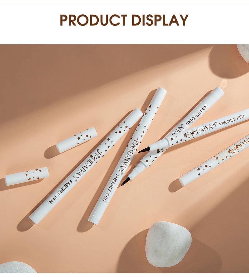 Freckle Makeup Pen Set - 4 Natural Shades, Waterproof & Smudge-Proof, Easy Dotting For Face & Body, Realistic Freckle Effect_voghion.com