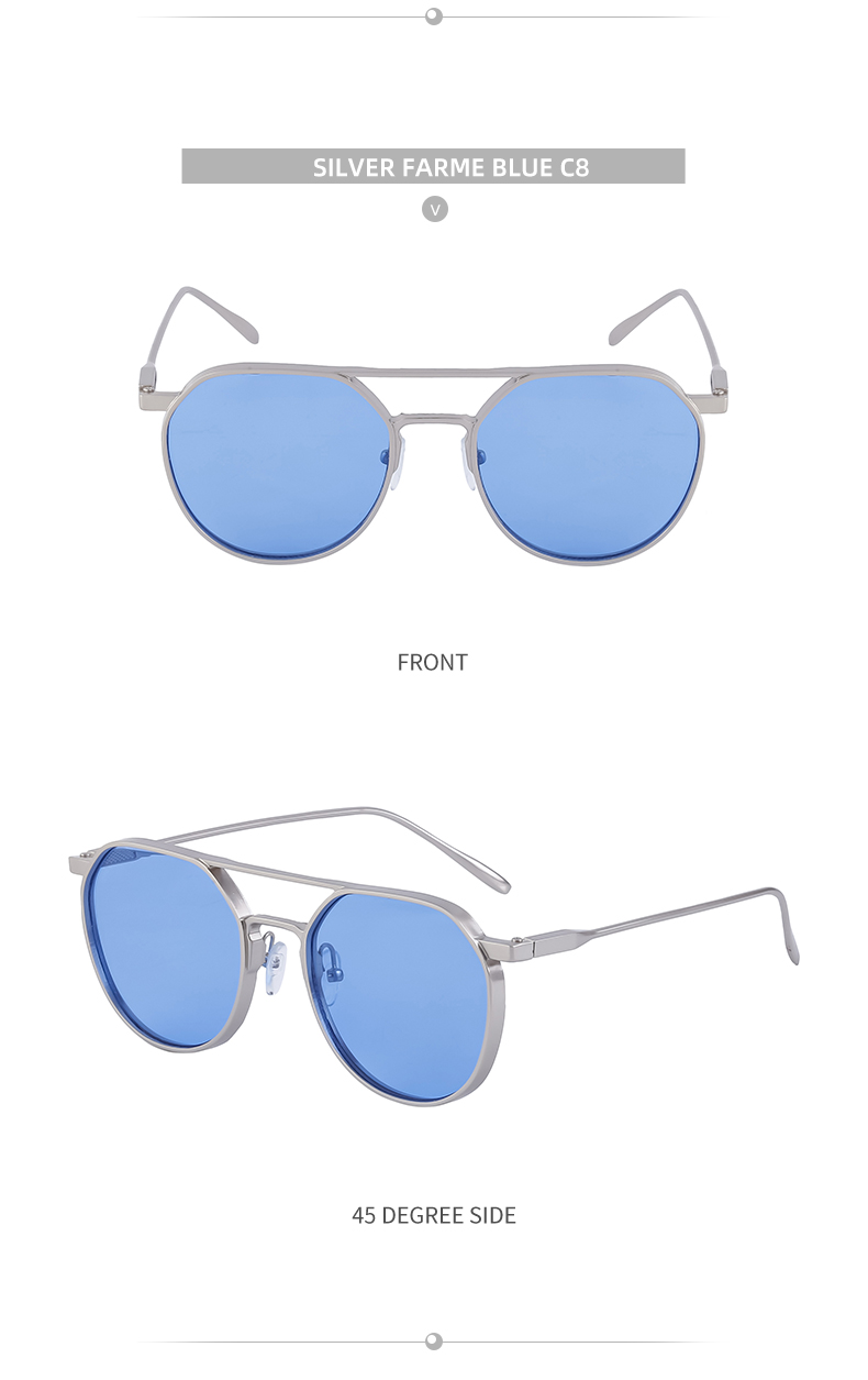 Vintage-Sonnenbrille für Damen und Herren, Vintage-Mode, ovale Sonnenbrille mit goldenem Metallrahmen_voghion.com
