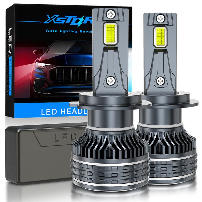 XSTORM Scheinwerfer H1 H4 LED H8 H11 9005 HB3 9006 HB4 9012 Hir2 Led-lampe Canbus Licht Automobil Kit H7 Turbo auto Nebel Lampe_voghion.com