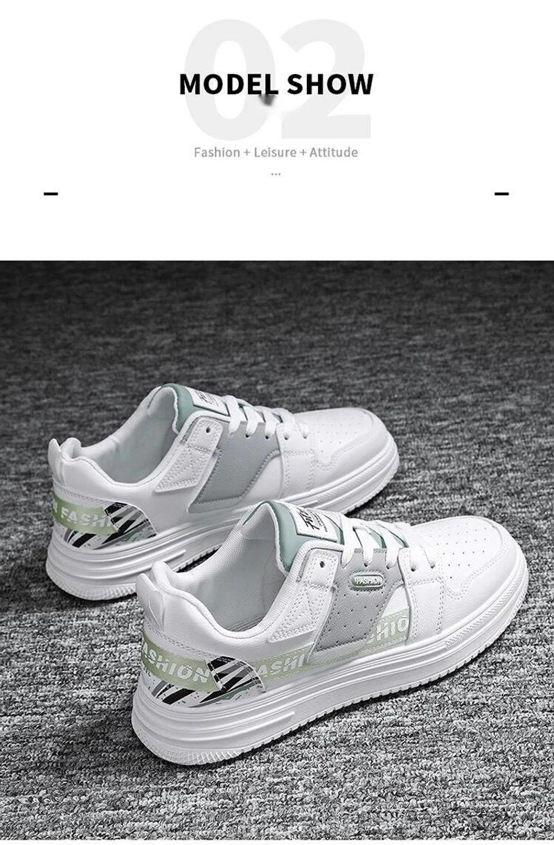 2024 neue männliche erwachsene student mode trend freizeit sport bord kleine weiße männer trendige schuhe_voghion.com