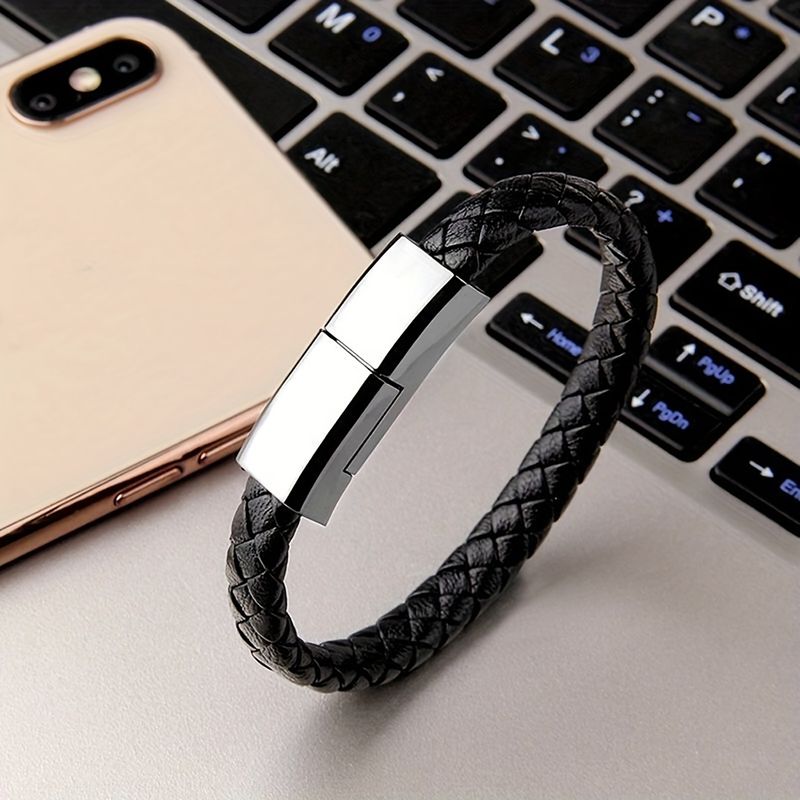 Universal for IPhone, Type-c, Micro Devices - A Convenient & Fashionable Wrist Data Charger - The Perfect Holiday Gift for Christmas & New Year_voghion.com