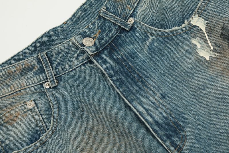 YON MODISH Herrenbekleidung 2024 Herbst Neues Produkt Meichao High Street Gewaschene und gebrauchte Cowboyhose_voghion.com