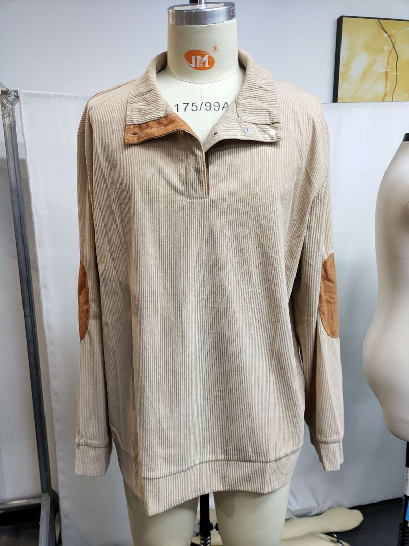 Hanorac bărbătesc cu mânecă lungă și guler înalt, pentru exterior, casual_voghion.com