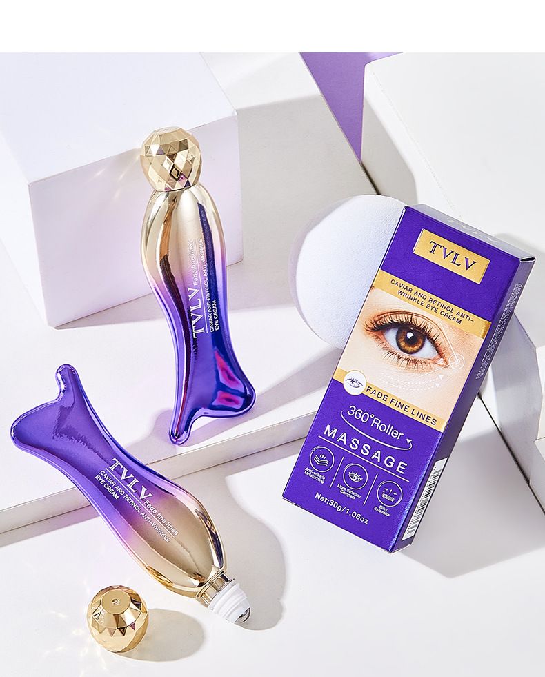 Crema contorno occhi antirughe al caviale e retinolo TVLV, un prodotto popolare, nutre, idrata e idrata_voghion.com