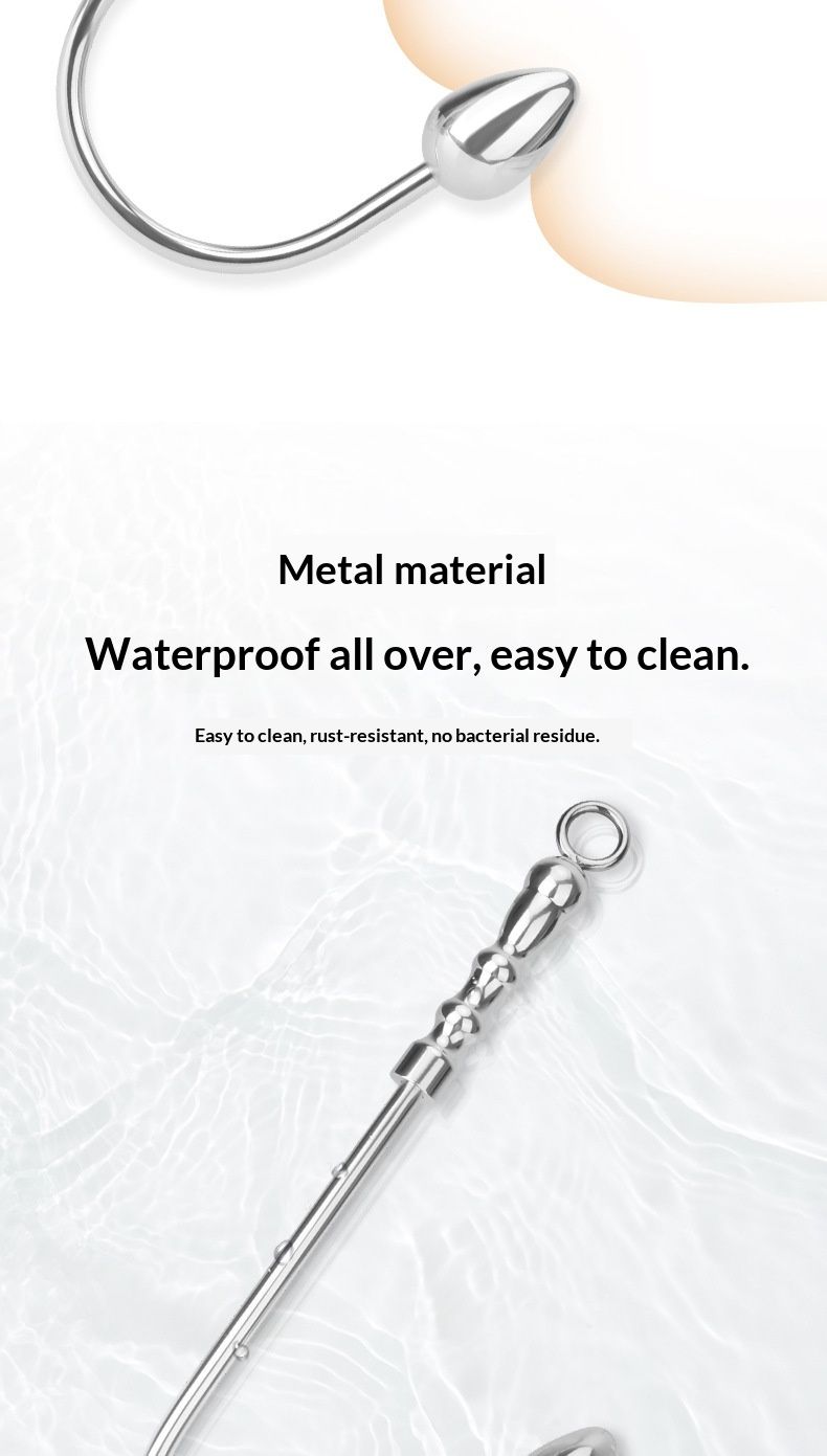 luckyqqyp Plug anale con cono in metallo Stimolazione alternativa Sviluppo della camera posteriore SM Giocattoli erotici BDSM Prodotti per adulti_voghion.com